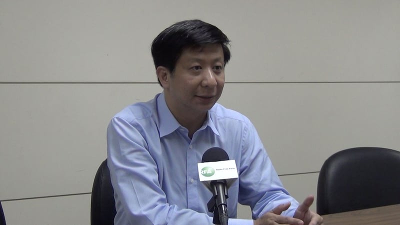 中华战略前瞻协会研究员揭仲(RFA/资料照)